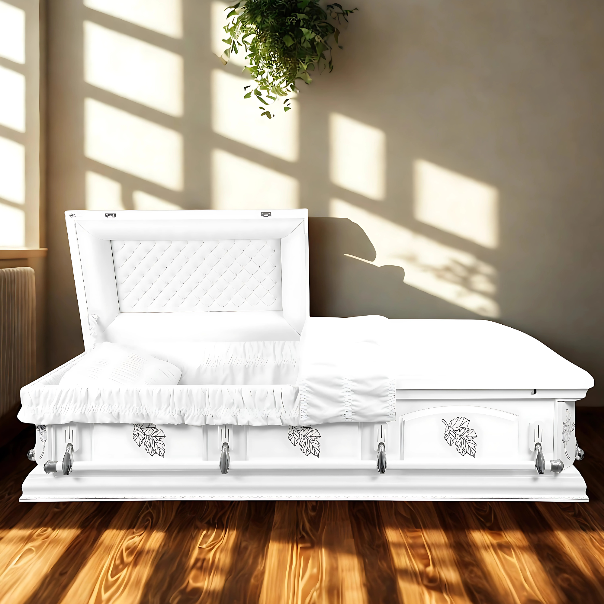 Casket FALLEN LEAF WHT